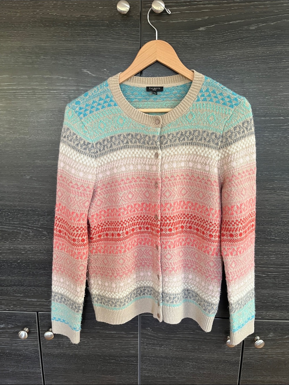 Talbots Skandi Style Cardigan M